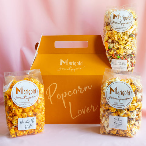 3 types of popcorn from Marigold