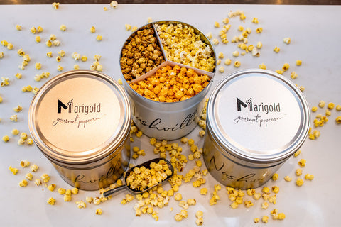 Gourmet Popcorn Tins