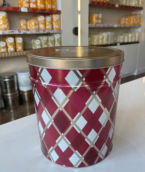 Holiday Popcorn Tins