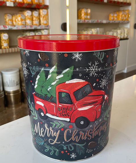 Holiday Popcorn Tins