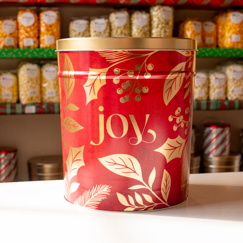 Holiday Popcorn Tins