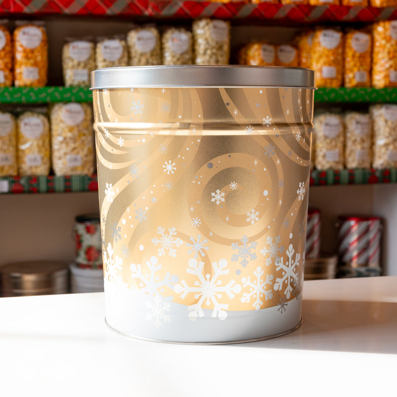 Holiday Popcorn Tins
