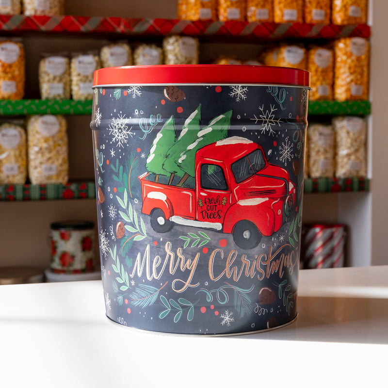Holiday Popcorn Tins