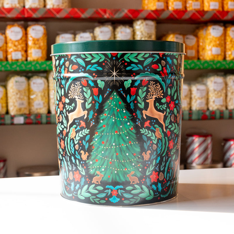 Holiday Popcorn Tins